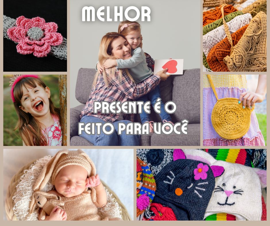 Bolsa de crochê infantil