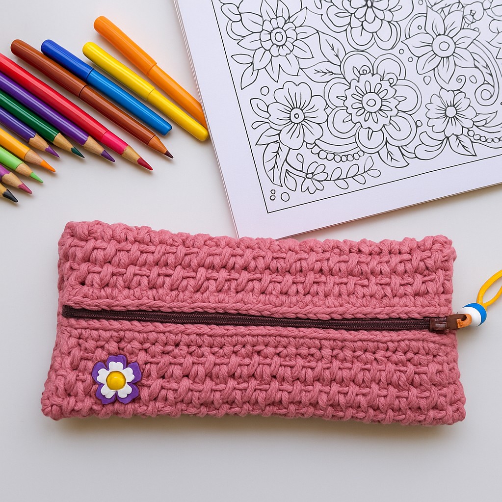 Bolsa de crochê infantil