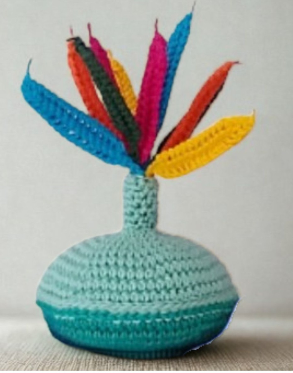 Peteca de crochê artesanal